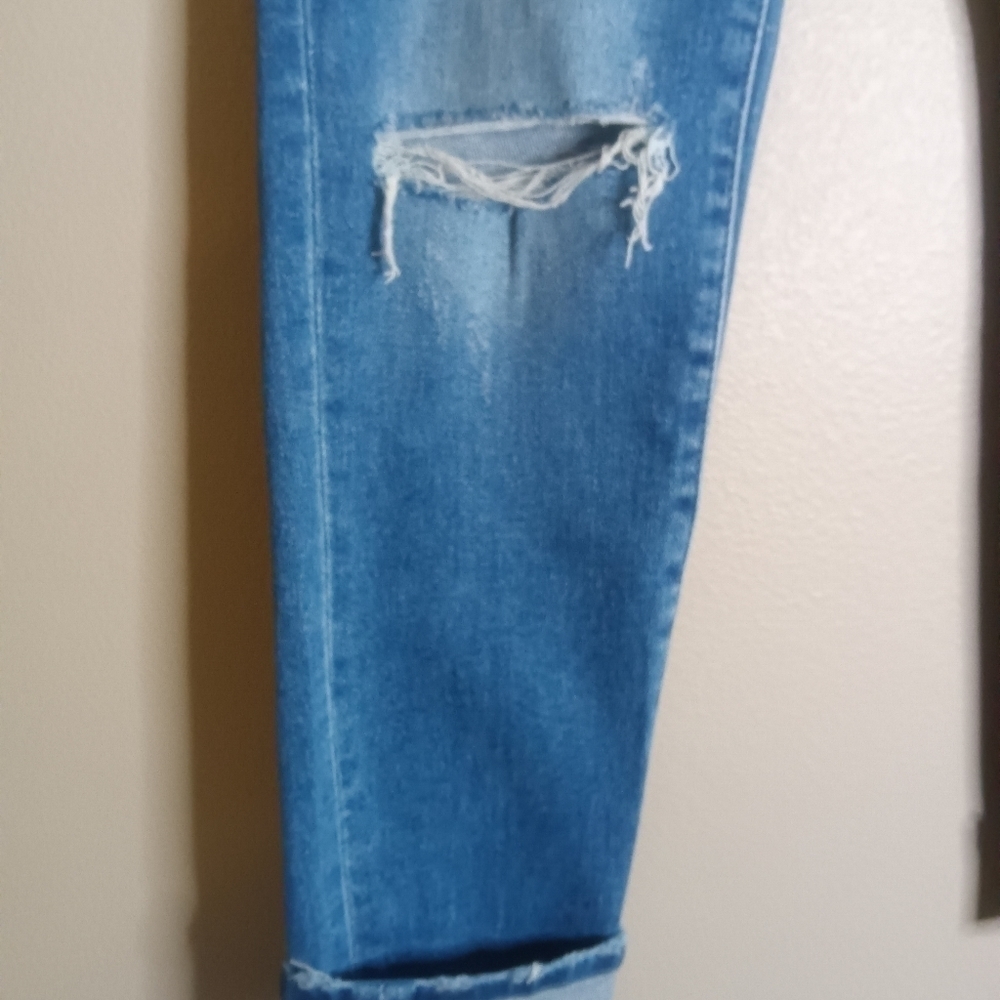 Vervet Blue Jeans High Rise Button Fly Skinny Size 28 - Picture 6 of 16